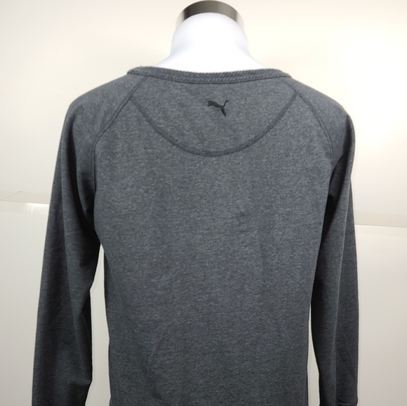 Puma Boatneck Woman's Dry Cell Gray Sweatshirt - Picture 4 of 10